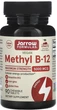 Витамин B-12 метилкобаламин Jarrow Formulas Methyl B-12 5000 мкг 90 таблеток вишня в упаковке (ARE-574778) - изображение 1
