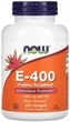 Витамин Е Now Foods E-400 268 мг 400 МЕ 250 капсул в упаковке (ARE-574634) - изображение 1