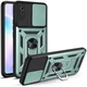 Противоударный бронированный чехол с защитой камеры для Xiaomi Redmi 9A Armor Case Keysion зеленый - изображение 1
