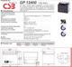 Акумулятор CSB GP12400 - зображення 2