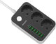 Listwa zasilająca Energizer 3 gniazda 6 USB 2 m Black (EPB2500W01EU) - obraz 3