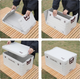 Складний кемпінговий ящик Nils Camp NCB4004 50 л White (5908261682230) - зображення 3