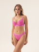 Biustonosz damski Push Up z fiszbinami Bloovii Ocrissa 42244-42X 65C Różowy (5903972543405) - obraz 3