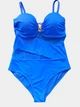 Слитный купальник сетка Z.Five 288935-2 синий 2XL - изображение 6