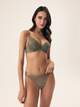Biustonosz damski Push Up z fiszbinami Esotiq Lynn 42329-87X 80C Khaki (5903972386941) - obraz 3