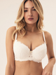 Biustonosz damski bez Push Up usztywniany Esotiq Lollipop 42335-00X 65F Biały (5903972388419) - obraz 1