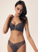Biustonosz damski Push Up z fiszbinami Esotiq Intro 42338-90X 70D Szary (5903972389065) - obraz 9