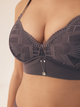 Biustonosz damski bez Push Up braletka Esotiq Intro 42339-90X S Brązowy (5903972389294) - obraz 7