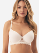 Biustonosz damski bez Push Up usztywniany Esotiq Briana 42344-00X 65F Biały (5903972517741) - obraz 6