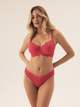 Biustonosz damski bez Push Up usztywniany Esotiq Sweetheart 42355-42X 90C Różowy (5903972394199) - obraz 3