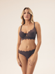 Biustonosz damski bez Push Up usztywniany Esotiq Sapphire 42369-90X 90D Szary (5903972396896) - obraz 3