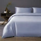 Комплект детского постельного белья MirSon Royal Soft 110x140 см 0843 Grey Blue Сатин (2200008069285) - изображение 1