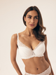 Biustonosz damski bez Push Up usztywniany Esotiq Bogna 42469-00X 70G Biały (5903972516294) - obraz 1