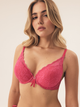 Biustonosz damski Push Up z fiszbinami Bloovii Verina 42504-42X 70C Różowy (5903972544761) - obraz 1