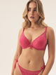 Biustonosz damski Push Up z fiszbinami Bloovii Verina 42504-42X 70C Różowy (5903972544761) - obraz 5