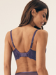 Biustonosz damski bez Push Up usztywniany Esotiq Bari 42508-59X 80C Granatowy (5903972526316) - obraz 2