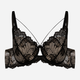 Biustonosz damski bez Push Up usztywniany Esotiq Bari 42508-61X 70F Czarny (5903972526637) - obraz 6