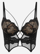 Бюстьє Push-up з кісточками мереживне Esotiq Bari 42509-61X S Чорне (5903972526798) - зображення 6