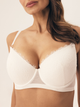 Biustonosz damski Push Up z fiszbinami Esotiq Bonjour 42518-00X 70F Biały (5903972528891) - obraz 9