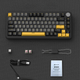 Бездротова механічна клавіатура Attack SHARK X85 PRO (82 клавіші, BT, 2.4 Гц, USB Type-C, дисплей, Starry Black) - зображення 4