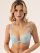 Biustonosz damski Push Up z fiszbinami Esotiq Baby 42529-50X 70B Błękitny (5903972562253) - obraz 1
