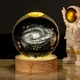 Светодиодный хрустальный шар, декоративный универсальный 3D ночник, хрустальный шар - изображение 1