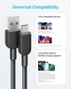 Кабель Anker 310 USB-A to USB-C Cable 15W Transfer data 480Mbps 3 м - зображення 4