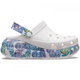 Сабо на высокой платформе Crocs Classic Crush Butterfly Clog 37 р 23.2-24 см Белые 207521-M5/W7 White - изображение 1