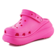 Сабо на высокой платформе Crocs Classic Crush Clog 44 р 28.4-29 см Розовые 207521-M11/W13 JUICE - изображение 4