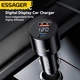 Автомобільний зарядний пристрій Essager 120W PD Super Fast Charger QC 4.0 PD 3.0 - зображення 3