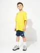 Подростковые шорты на резинке для мальчика Joma Maxi 101657.342 153-164 см (XS) Темно-синий/Бирюзовый (8424309062330) - изображение 3