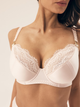 Biustonosz damski bez Push Up z fiszbinami Esotiq Brillant 42547-01X 85D Kremowy (5903972530771) - obraz 5