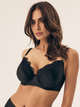 Biustonosz damski bez Push Up z fiszbinami Esotiq Brillant 42547-99X 65G Czarny (5903972530658) - obraz 1