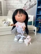 Кукла Little Mia азиатка с собачкой Nines d'Onil, 23 см - изображение 1