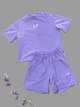 Костюм для дівчинки футболка шорти Baby Angel лавандовий 122 см - изображение 1