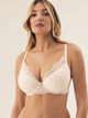 Biustonosz damski Push Up z fiszbinami Esotiq Blueberry 42554-01X 65G Kremowy (5903972523315) - obraz 1
