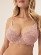 Biustonosz damski Push Up z fiszbinami Esotiq Blueberry 42554-39X 75D Różowy (5903972522813) - obraz 8