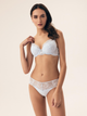 Biustonosz damski Push Up z fiszbinami Esotiq Blueberry 42554-50X 85B Błękitny (5903972523384) - obraz 3