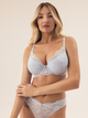 Бюстгальтер Push-up з кісточками мереживний Esotiq Blueberry 42554-50X 75D Блакитний (5903972523414) - зображення 10