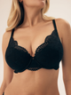 Biustonosz damski Push Up z fiszbinami Esotiq Blueberry 42554-99X 80B Czarny (5903972522950) - obraz 9