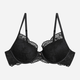 Biustonosz damski Push Up z fiszbinami Esotiq Blueberry 42554-99X 80B Czarny (5903972522950) - obraz 10