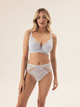 Biustonosz damski bez Push Up usztywniany Esotiq Blueberry 42555-50X 65G Błękitny (5903972524374) - obraz 3