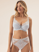 Biustonosz damski bez Push Up usztywniany Esotiq Blueberry 42555-50X 85C Błękitny (5903972524220) - obraz 5