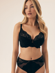 Biustonosz damski bez Push Up usztywniany Esotiq Blueberry 42555-99X 90D Czarny (5903972523919) - obraz 5