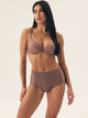 Biustonosz damski bez Push Up usztywniany Henderson Necio 42581-84X 80B Brązowy (5903972399446) - obraz 3