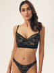 Biustonosz damski miękki bez Push Up Esotiq Bisous 42864-99X 65F Czarny (5903972549605) - obraz 3