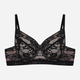 Biustonosz damski miękki bez Push Up Esotiq Bisous 42864-99X 65F Czarny (5903972549605) - obraz 6