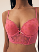 Бюстьє Push-up з кісточками Esotiq Bloomy 42869-42X 75B Рожеве (5903972552452) - зображення 5