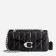 Сумка кросс-боди через плечо женская из натуральной кожи средняя Coach Tabby Shoulder Bag 26 With Pillow Quilting BG-COA-71 Silver/Black (195031262173) - изображение 1