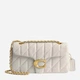 Сумка кросс-боди через плечо женская из натуральной кожи средняя Coach Tabby Shoulder Bag 26 With Pillow Quilting BG-COA-72 Brass/Chalk (195031264153) - изображение 1